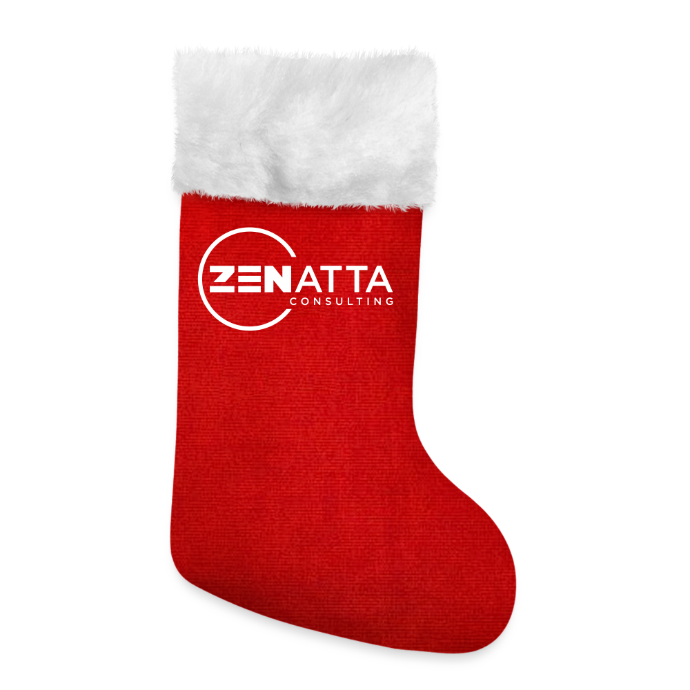 Christmas Stocking - red/white